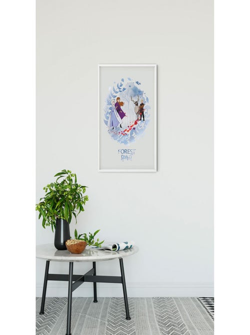 Poster Disney La Reine des Neiges 2 - Esprit de la forêt 30 cm x 40 cm - Kiabi