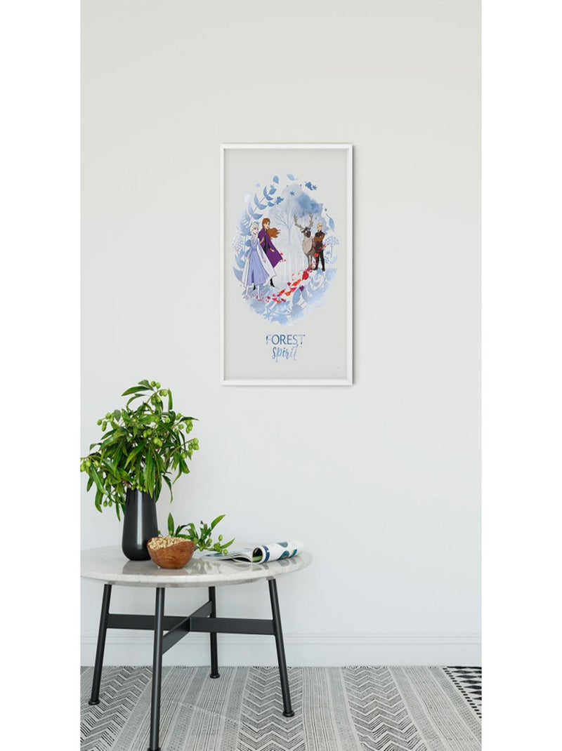 Poster Disney La Reine des Neiges 2 - Esprit de la forêt 40 cm x 50 cm Multicolore - Kiabi