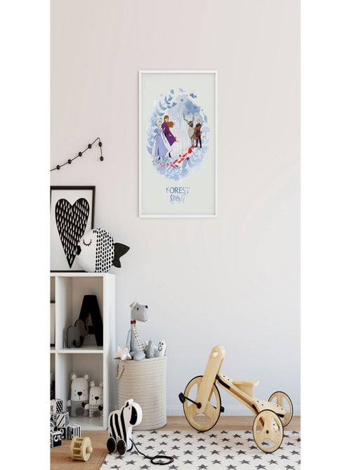 Poster Disney La Reine des Neiges 2 - Esprit de la forêt 40 cm x 50 cm - Kiabi