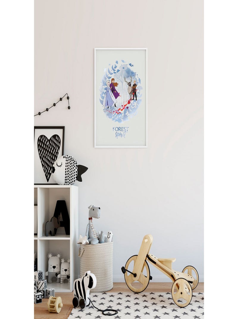 Poster Disney La Reine des Neiges 2 - Esprit de la forêt 50 cm x 70 cm Multicolore - Kiabi