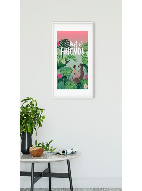 Poster Disney Le livre de la Jungle - Les meilleurs amis 30 cm x 40 cm - Kiabi