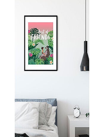Poster Disney Le livre de la Jungle - Les meilleurs amis 40 cm x 50 cm