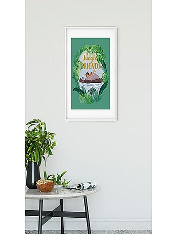 Poster Disney Le livre de la Jungle - Mowgli et Baloo les amis de la Jungle 30 cm x 40 cm