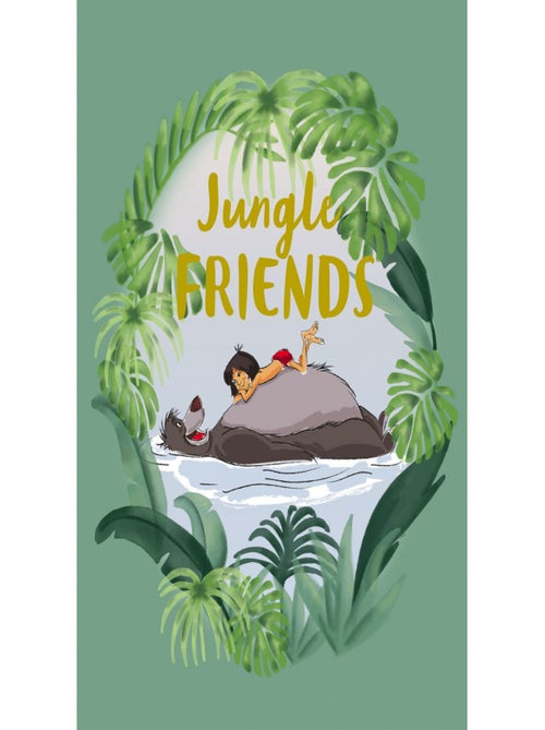Poster Disney Le livre de la Jungle - Mowgli et Baloo les amis de la Jungle 40 cm x 50 cm - Kiabi