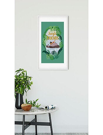 Poster Disney Le livre de la Jungle - Mowgli et Baloo les amis de la Jungle 50 cm x 70 cm