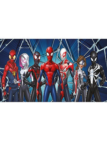 Poster géant - Disney Marvel Avengers Spiderman Miles Morales 7 personnages debout- 202 cm x 90 cm