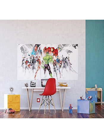 Poster géant - intissé Disney Marvel Avengers – prêt à combattre 202 cm x 90 cm