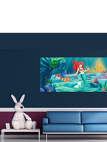 Poster géant Ariel La Petite Sirene Princesse Disney intisse 202X90 CM