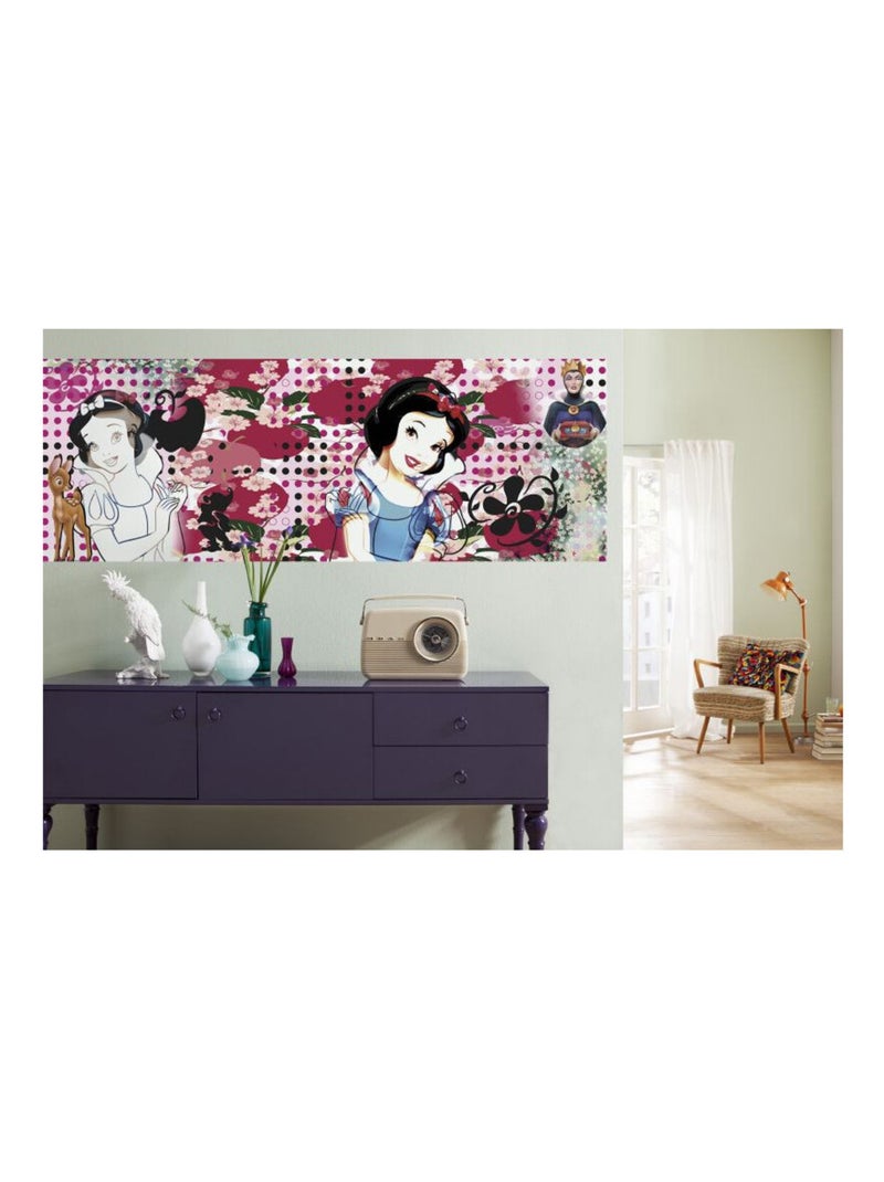 Poster géant Blanche Neige charme Princesse Disney 202x73cm Blanc Violet Gris - Kiabi