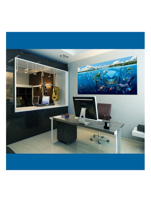 Poster géant Bruce Némo Pixar intisse 202X90 CM - Kiabi