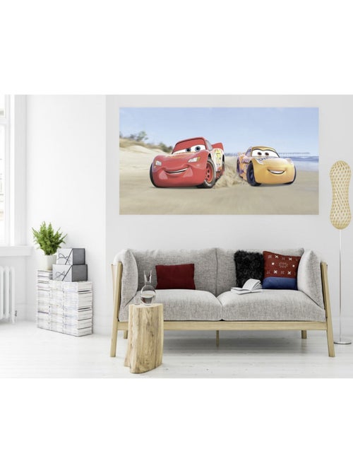Poster géant Cars 3 Plage Disney 100x250 CM - Kiabi