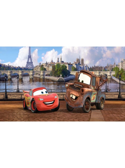 Poster géant Cars Paris Disney intisse 202X90 CM - Kiabi