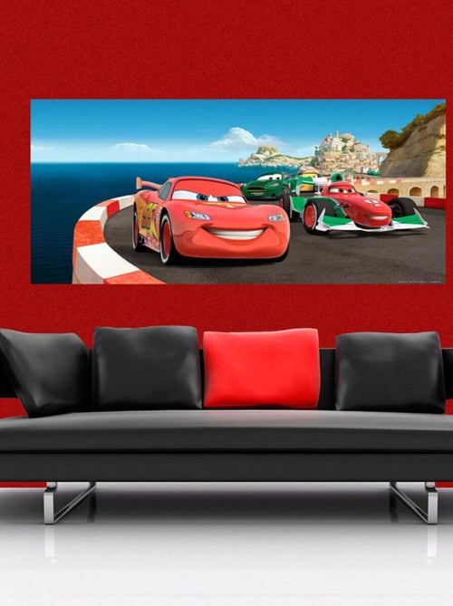 Poster géant Cars Sur Piste Disney intisse 202X90 CM - Kiabi