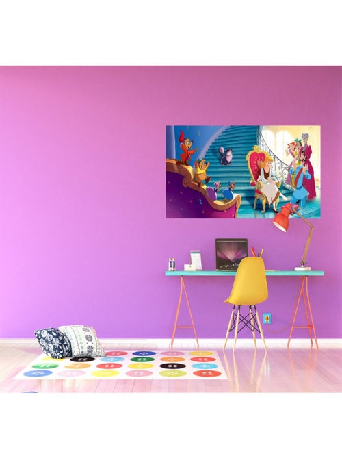 Poster géant Cendrillon Princesse Disney intisse 202X90 CM - Kiabi