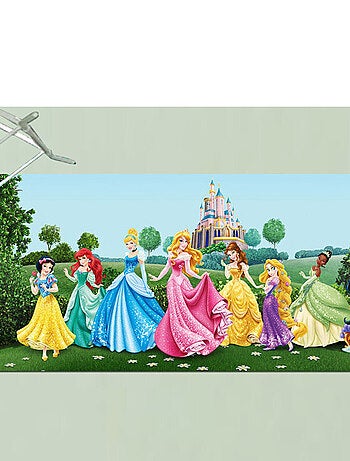 Poster géant Château et Princesses Disney intisse 202X90 CM