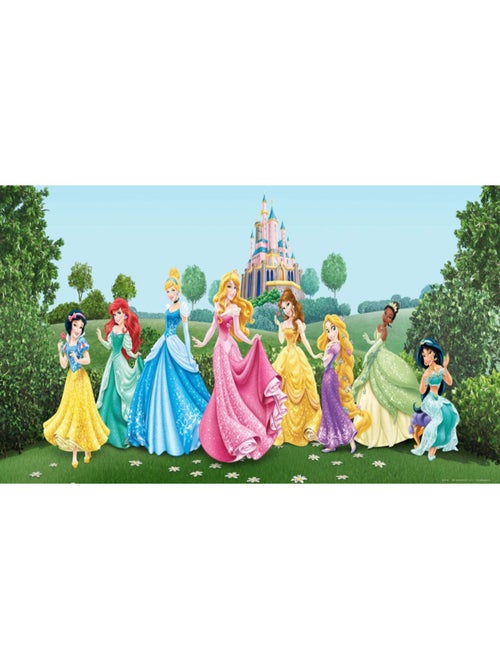 Poster géant Château et Princesses Disney intisse 202X90 CM - Kiabi