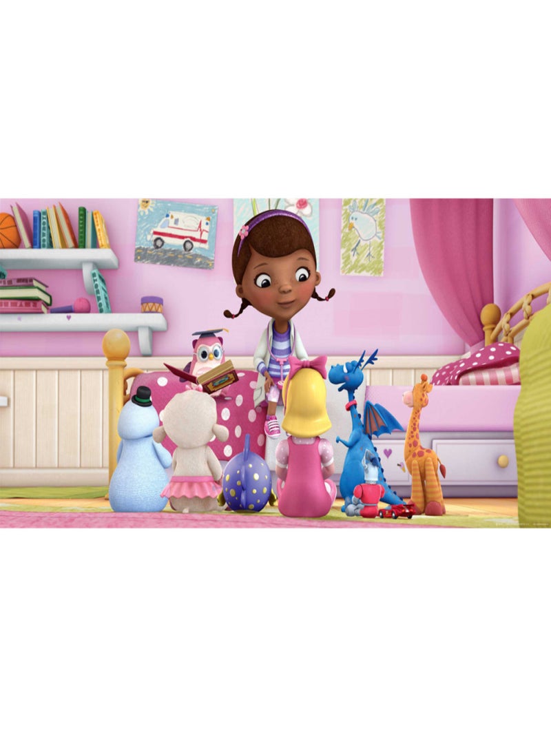 Poster géant Docteur la Peluche Disney intisse 202X90 CM Multicolore - Kiabi