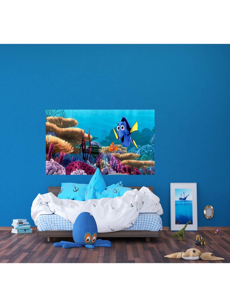 Poster géant Dory Némo Pixar intisse 202X90 CM Multicolore - Kiabi
