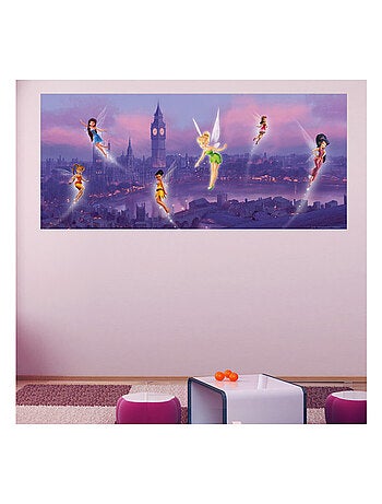 Poster géant Fée Clochette à Londres Disney Fairies intisse 202X90 CM