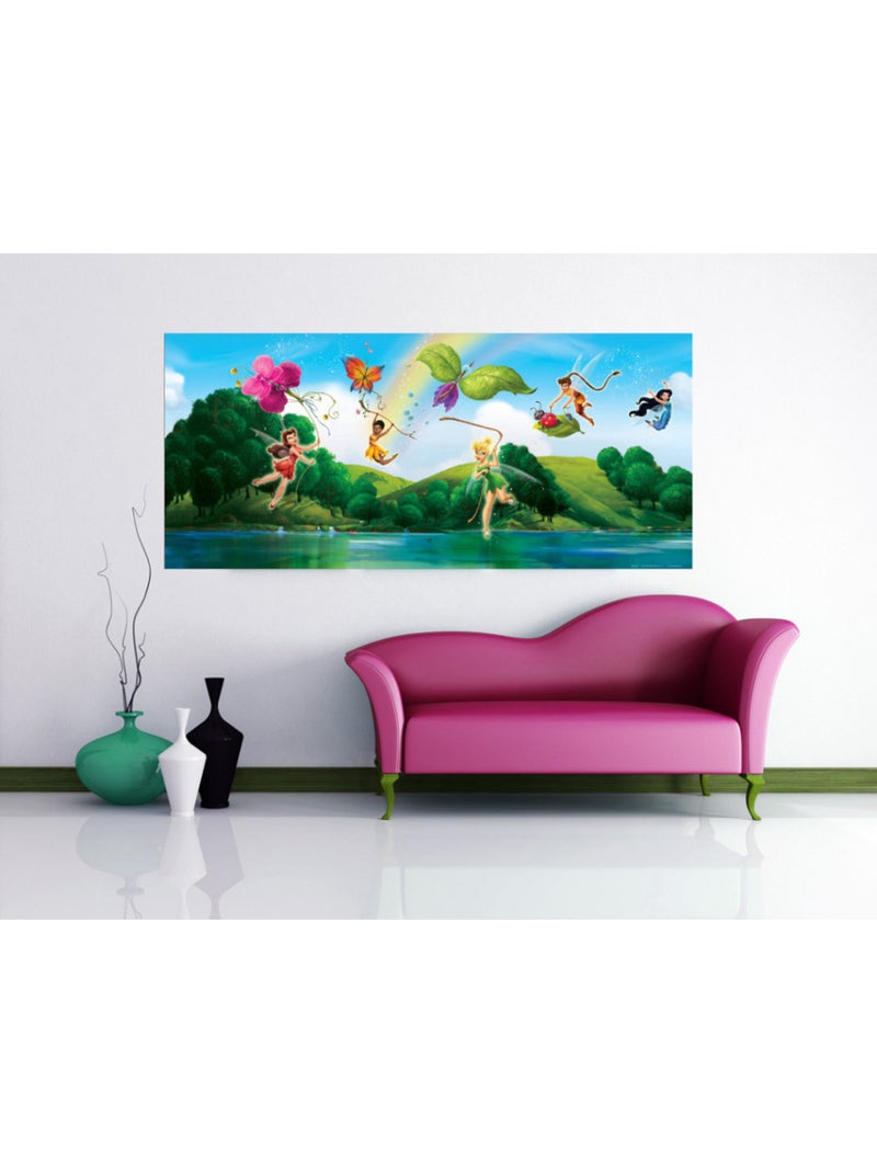 Poster géant Fée Clochette La Vallée du printemps Disney intisse 202X90 CM Multicolore - Kiabi