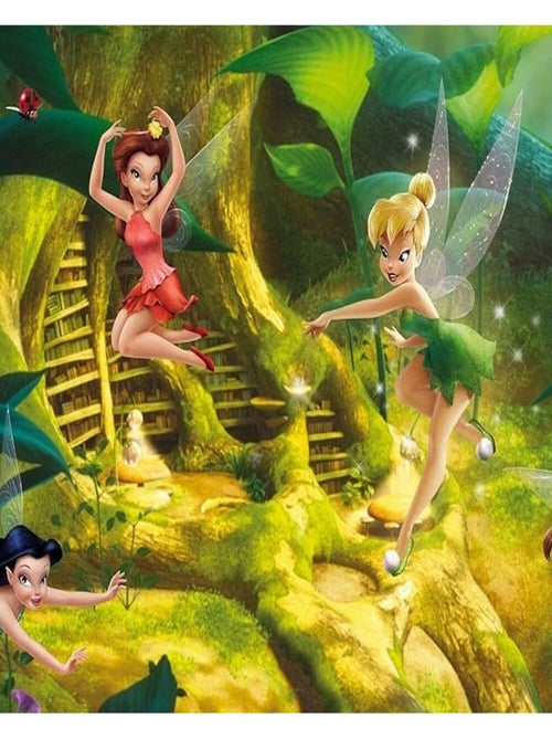 Poster géant Fée Clochette L'Arbre à poussière de fées Disney intisse 202X90 CM - Kiabi