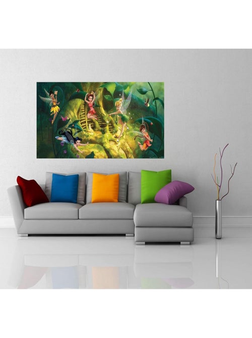 Poster géant Fée Clochette L'Arbre à poussière de fées Disney intisse 202X90 CM - Kiabi