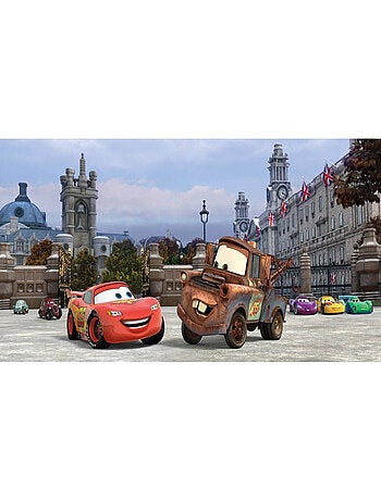 Poster géant Flash McQueen et Martin Disney intisse 202X90 CM