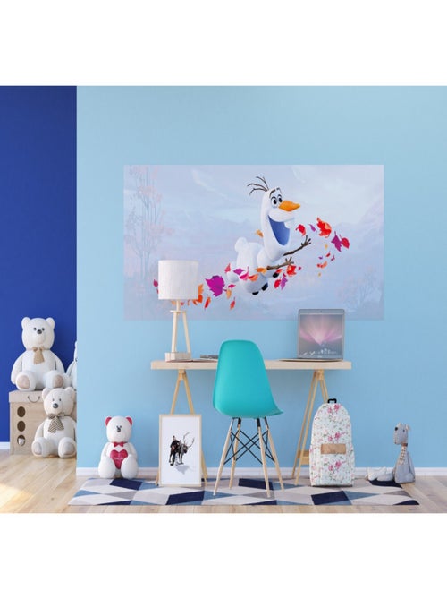 Poster géant Intissé - Disney La Reine des Neiges 2 - modèle Olaf 202 cm x 90 cm - Kiabi