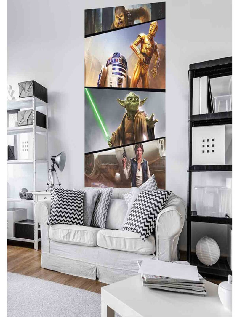 Poster géant intissé Alliance Rebelle Star Wars 120x200cm Multicolore - Kiabi