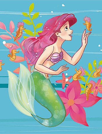 Poster géant intissé Ariel et ses Petits Amis - 250 x 250 cm
