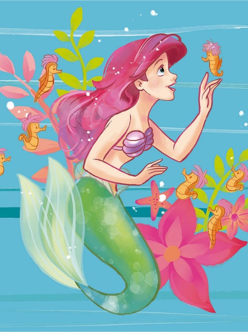 Poster géant intissé Ariel et ses Petits Amis - 250 x 250 cm - Kiabi