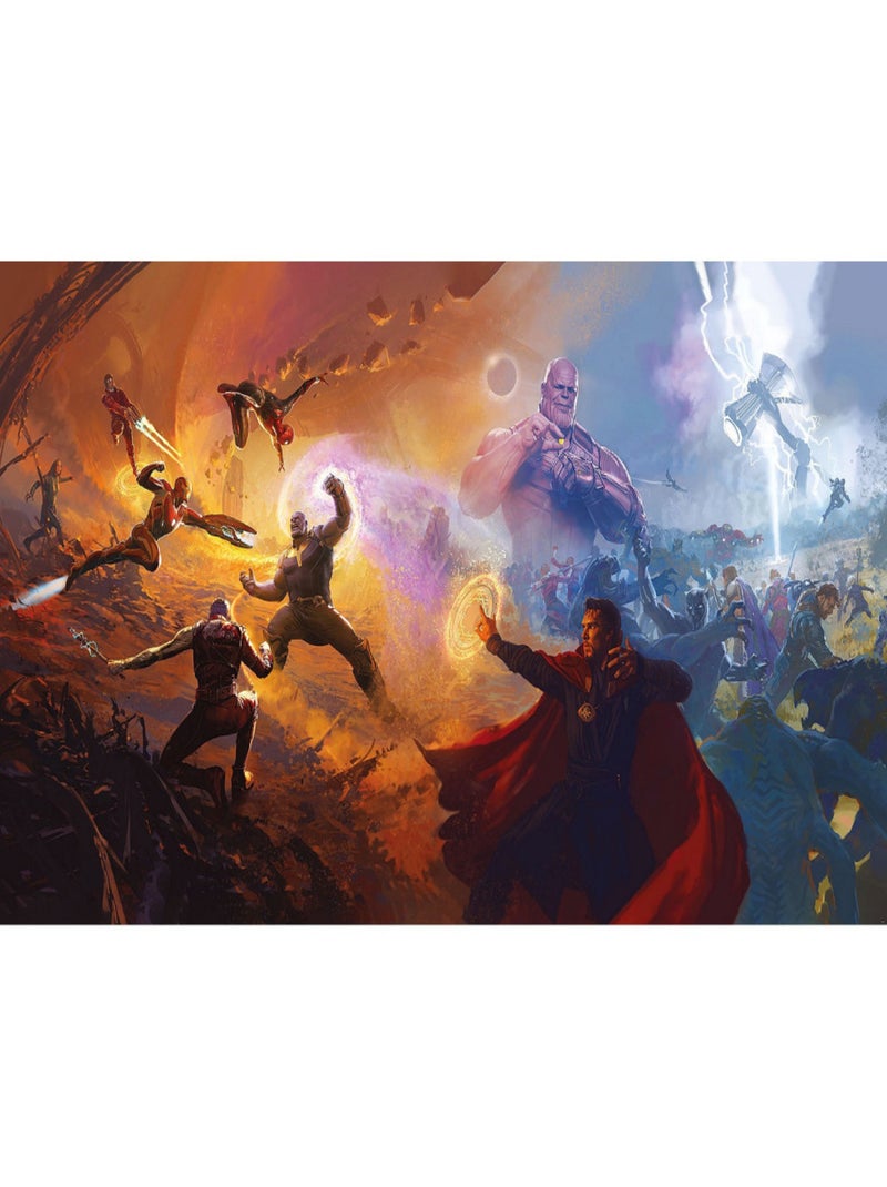 Poster géant intissé Avengers Epic Battles Two Worlds - 500 x 280 cm Multicolore - Kiabi