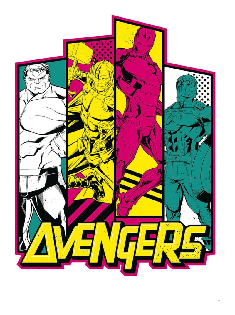 Poster géant intissé Avengers Flash - 200 x 280 cm Multicolore - Kiabi