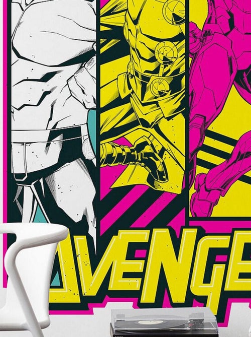 Poster géant intissé Avengers Flash - 200 x 280 cm - Kiabi
