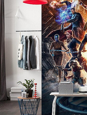 Poster géant intissé Avengers vs Thanos - 200 x 280 cm