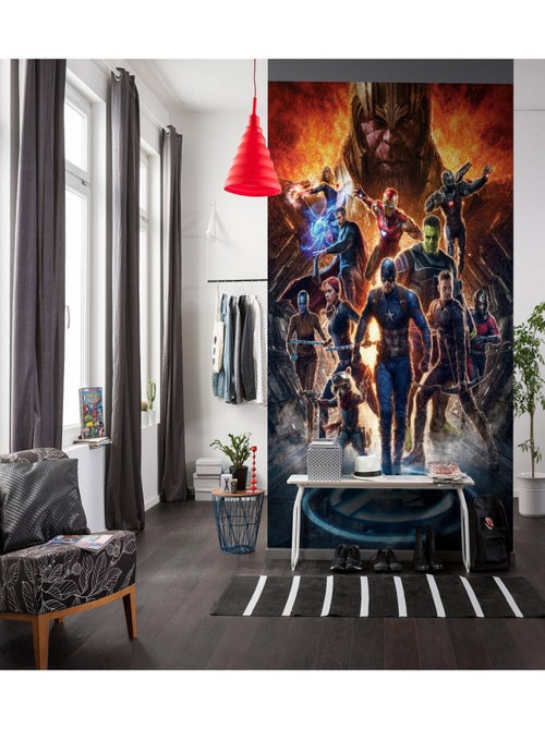 Poster géant intissé Avengers vs Thanos - 200 x 280 cm - Kiabi