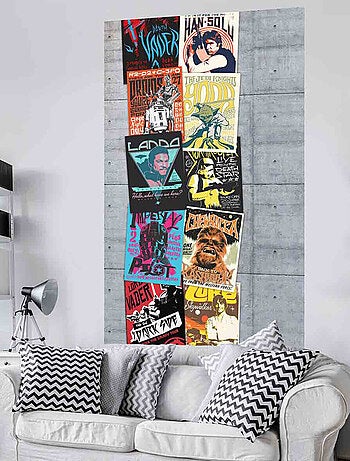 Poster géant intissé Bande Dessinée rétro Star Wars 120x200cm