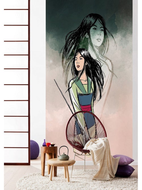 Poster géant intissé Brave Mulan Disney - 200 x 280 cm - Kiabi