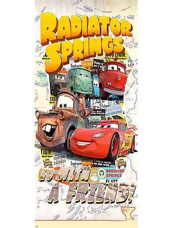 Poster géant intissé Cars Disney 120x200cm
