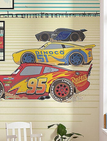 Poster géant intissé Cars Lignes de Flux - 200 x 280 cm