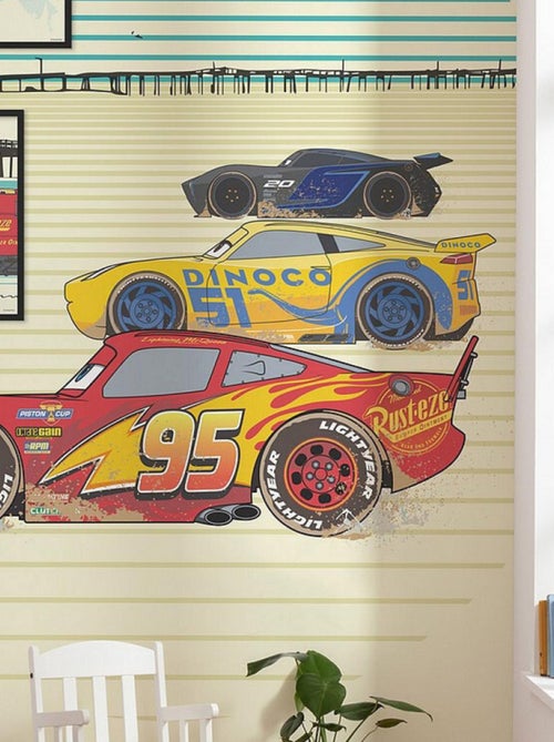 Poster géant intissé Cars Lignes de Flux - 200 x 280 cm - Kiabi