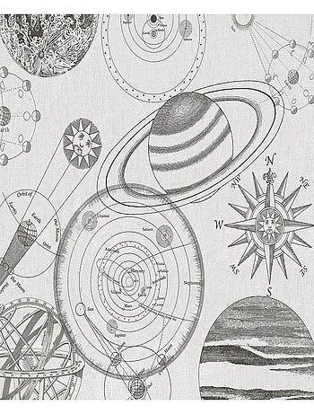 Poster géant intissé Cosmos en Croquis - 300 x 280 cm