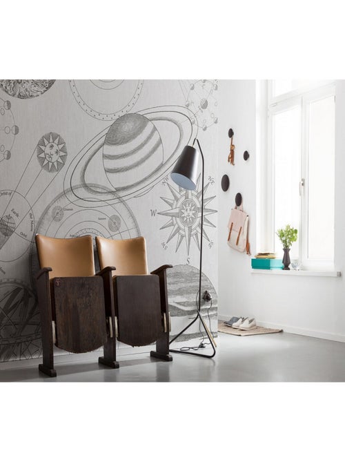 Poster géant intissé Cosmos en Croquis - 300 x 280 cm - Kiabi