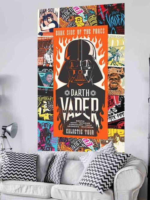 Poster géant intissé Dark Vador Star Wars 120x200cm - Kiabi