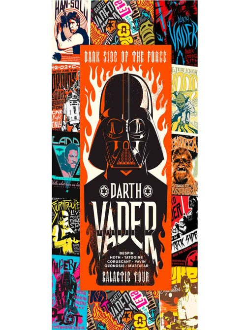 Poster géant intissé Dark Vador Star Wars 120x200cm - Kiabi