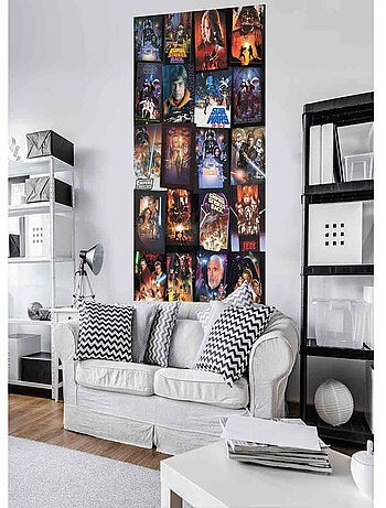 Poster géant intissé images cultes Star Wars en vignette 120x200cm