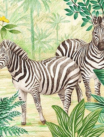 Poster géant intissé Jungle Adventure - 350 x 280 cm