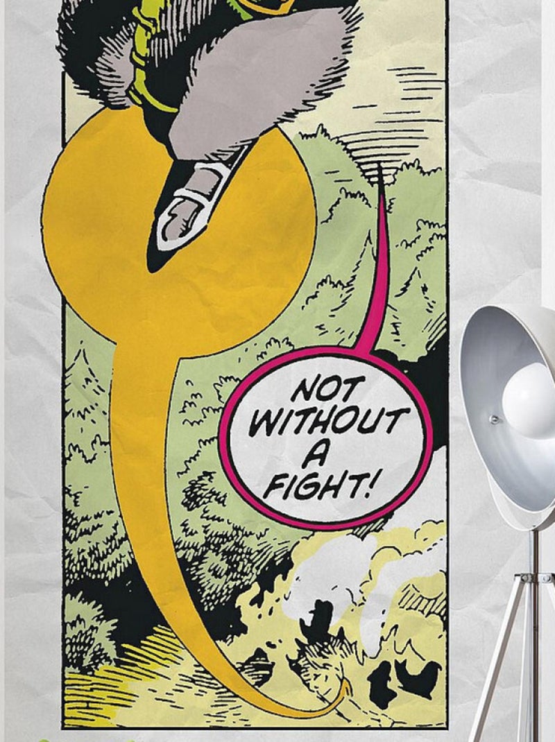 Poster géant intissé Les Gardiens de la Galaxie Retro Comic Rocket Raccoon - 100 x 250 cm Multicolore - Kiabi