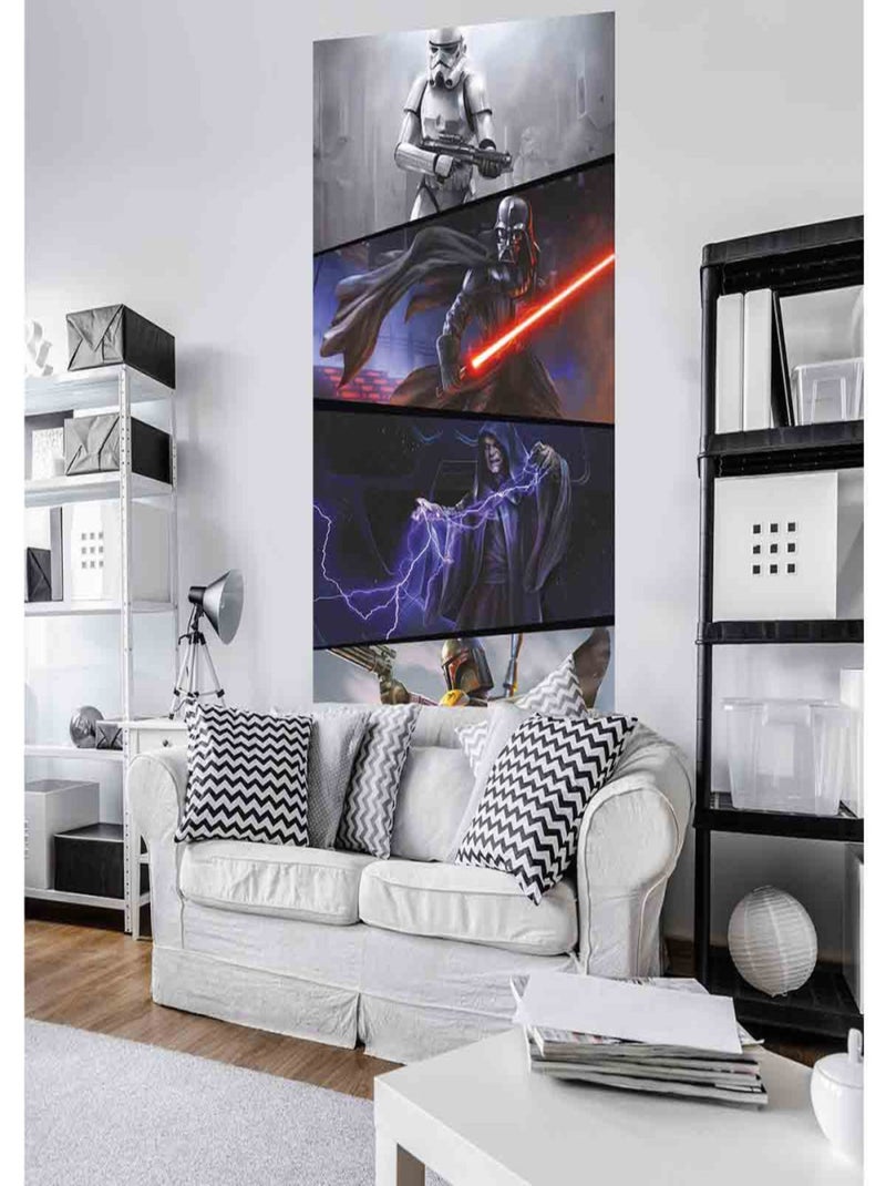 Poster géant intissé Les Grands Rebelles Star Wars 120x200cm Multicolore - Kiabi