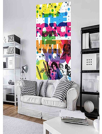 Poster géant intissé May the Force Be With Graphique Star Wars 120x200cm